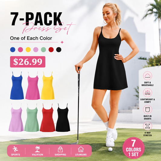 🔥Last day promotion🔥Plush Backless Active Dress-Easy Peezy Edition